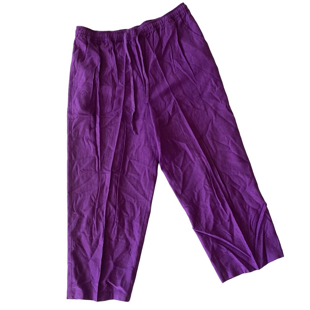 Marla Kim Silk Capri Pants